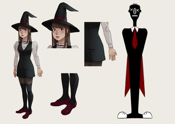 Betty and Mr Dead (Character Design)